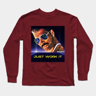 Just Work It (sunglasses handsome) Long Sleeve T-Shirt